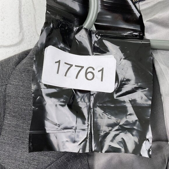 Hart Schaffner Marx Blazer Men 46 Gray Bespoke Gold Trumpeter Classic USA Jacket - Picture 16 of 16